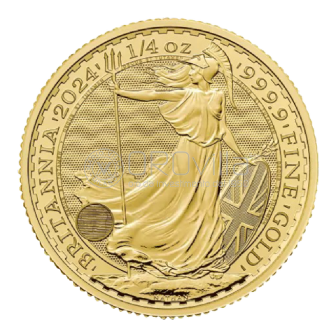 1/4 oncia Britannia Carlo III 2024